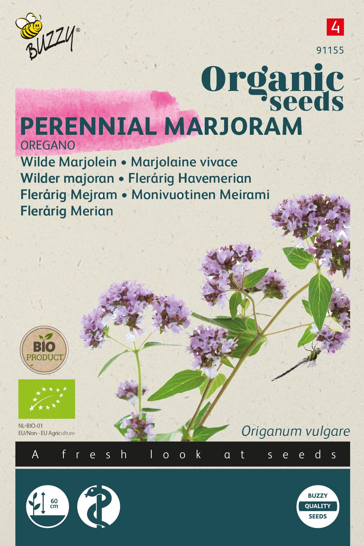 Buzzy® Organic Wilde Marjolein - Oregano (BIO)