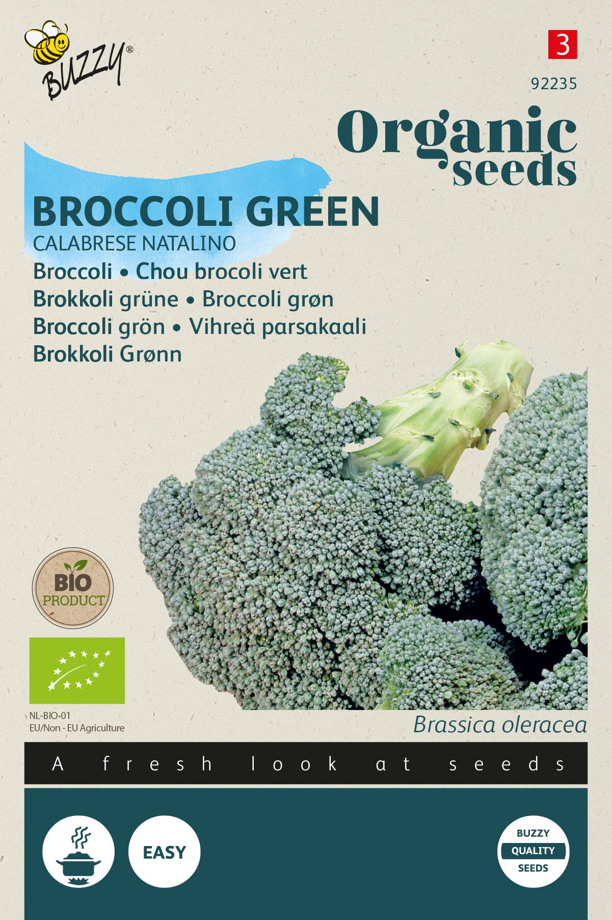 Buzzy® Organic Broccoli Calabrese natalino (BIO)