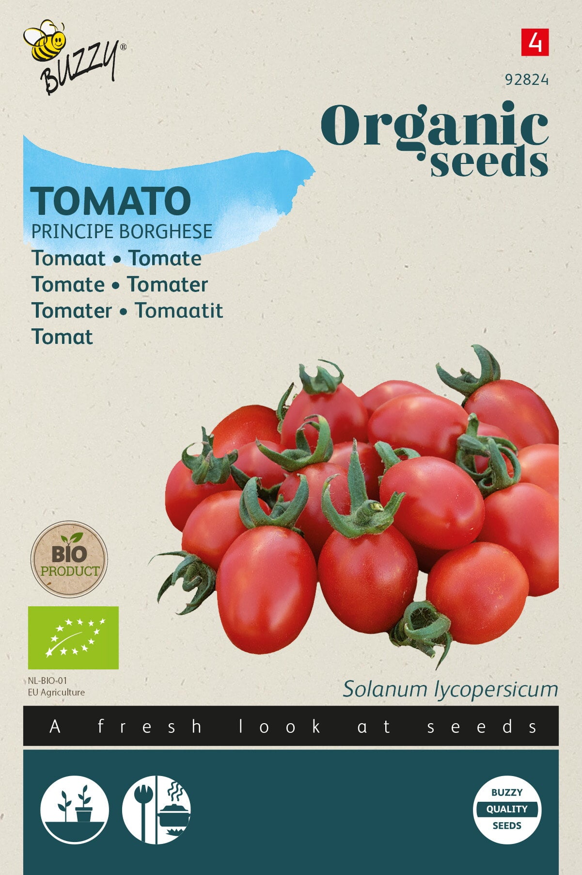 Buzzy® Organic Tomaten Principe Borghese (BIO)