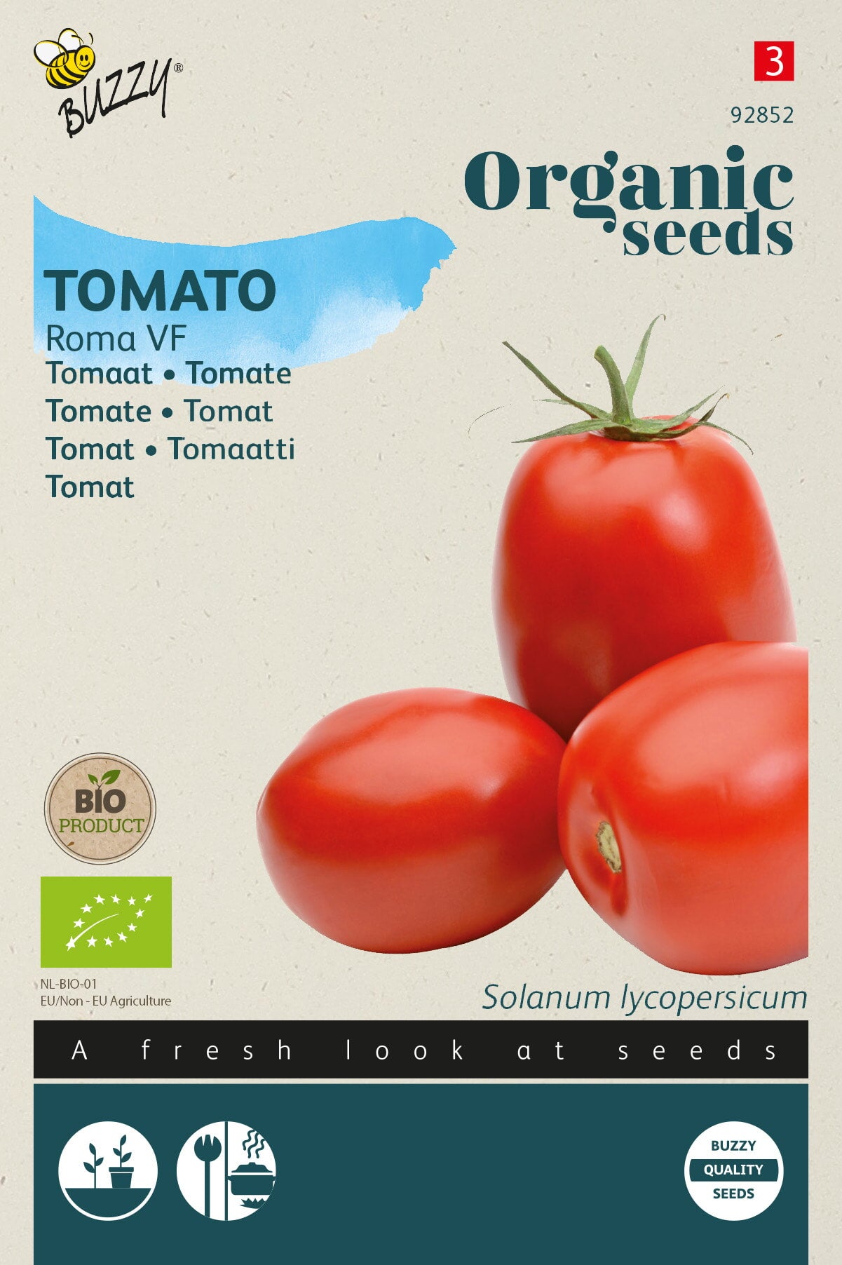 Buzzy® Organic Tomaten Roma VF (BIO)