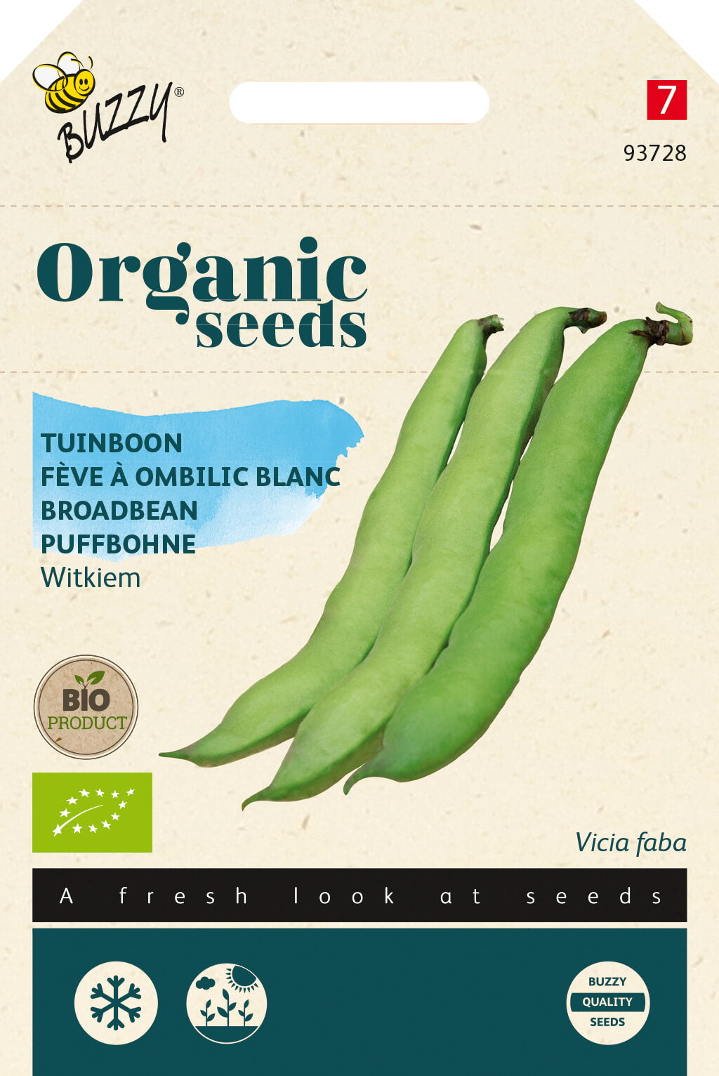 Buzzy® Organic Tuinbonen Witkiem 50g (BIO)