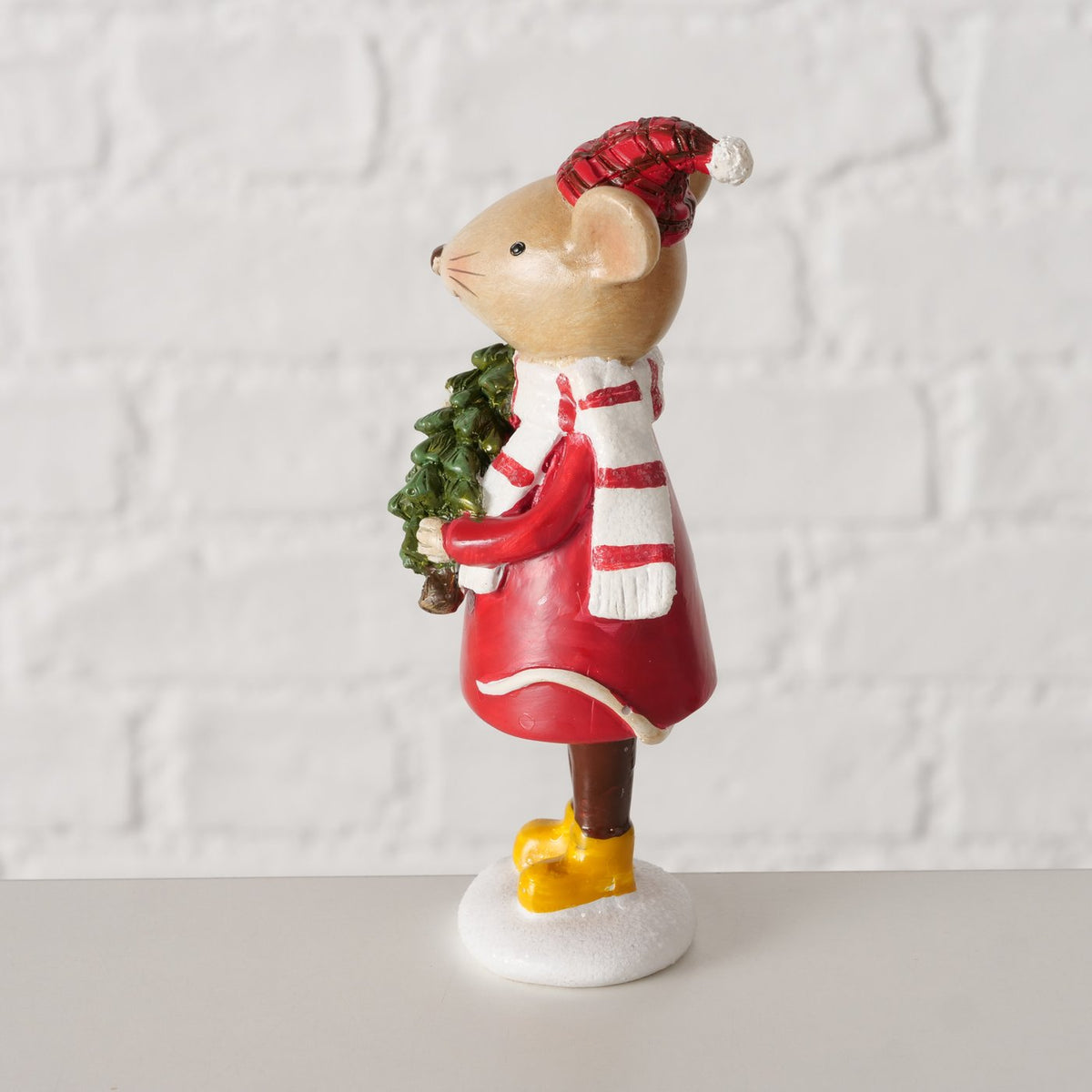 Kerstmuis rood