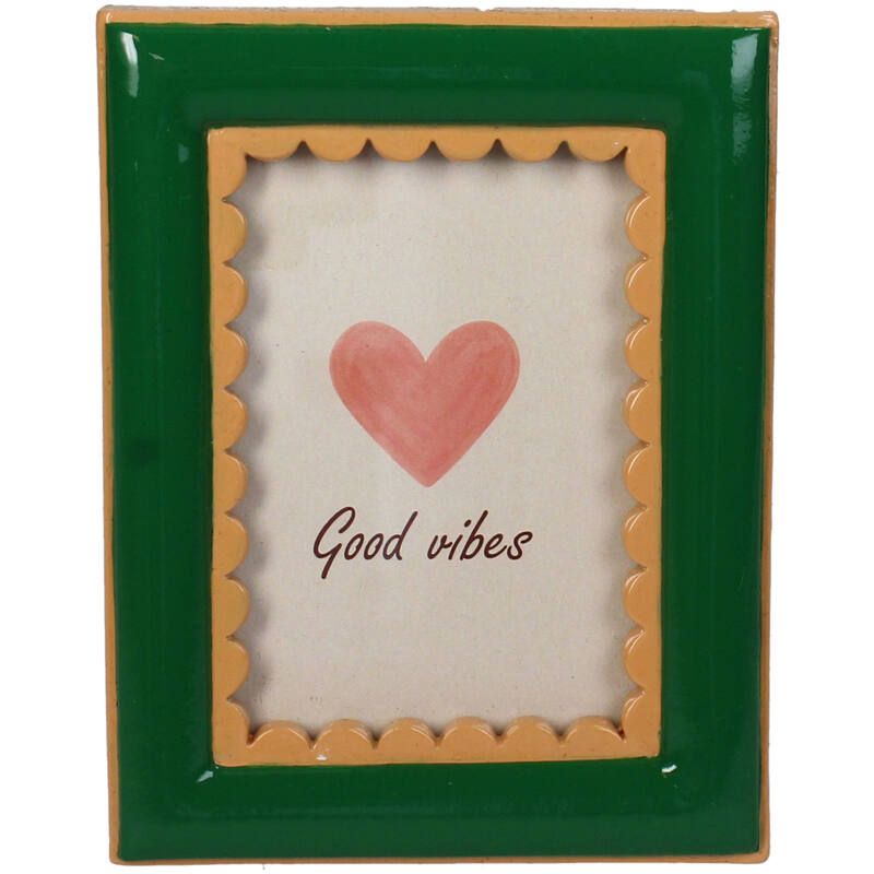 Fotolijst Polyresin Multi 6x9cm 'good vibes'