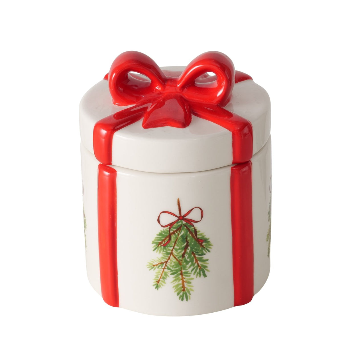 Pot Noelle met motief, keramiek, 13 cm