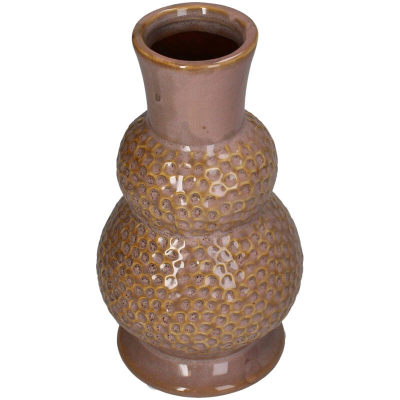 Vaas Stoneware Pink 11x11x20cm