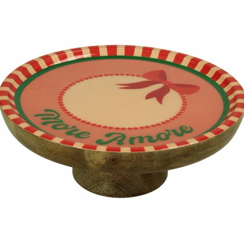Taartstandaard Mangohout Multi 45x15x2,5cm