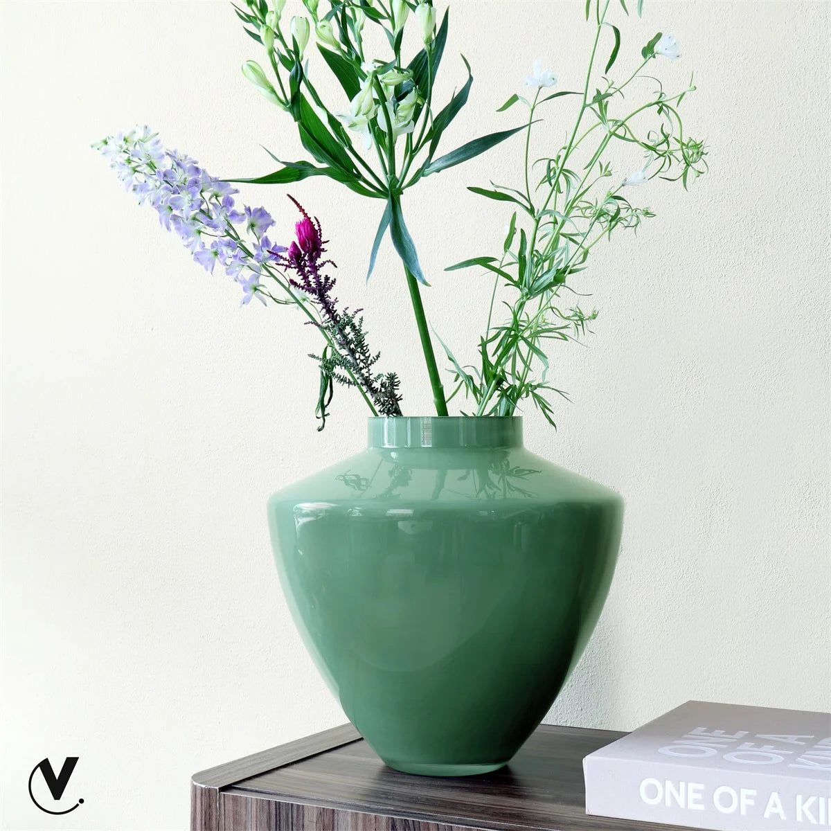 Vase Kagera pastel green Ø33 x H32 cm