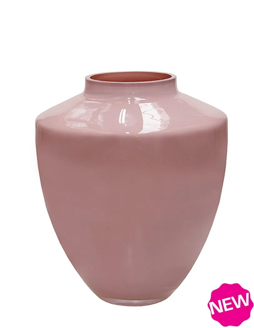 Vase Tugela S pastel pink Ø24,5 x H29 cm