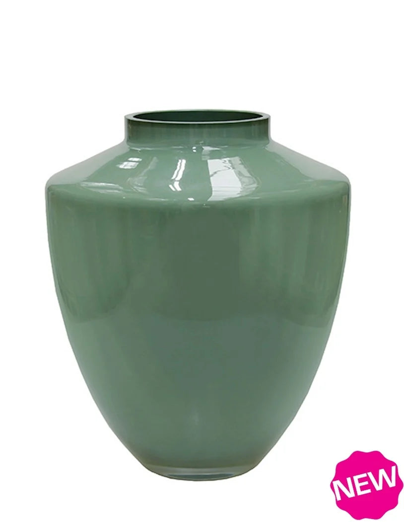 Vase Tugela S pastel green Ø24,5 x H29 cm